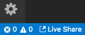 Live Share Status Bar